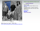 ColdRail Blues Band website before redesign